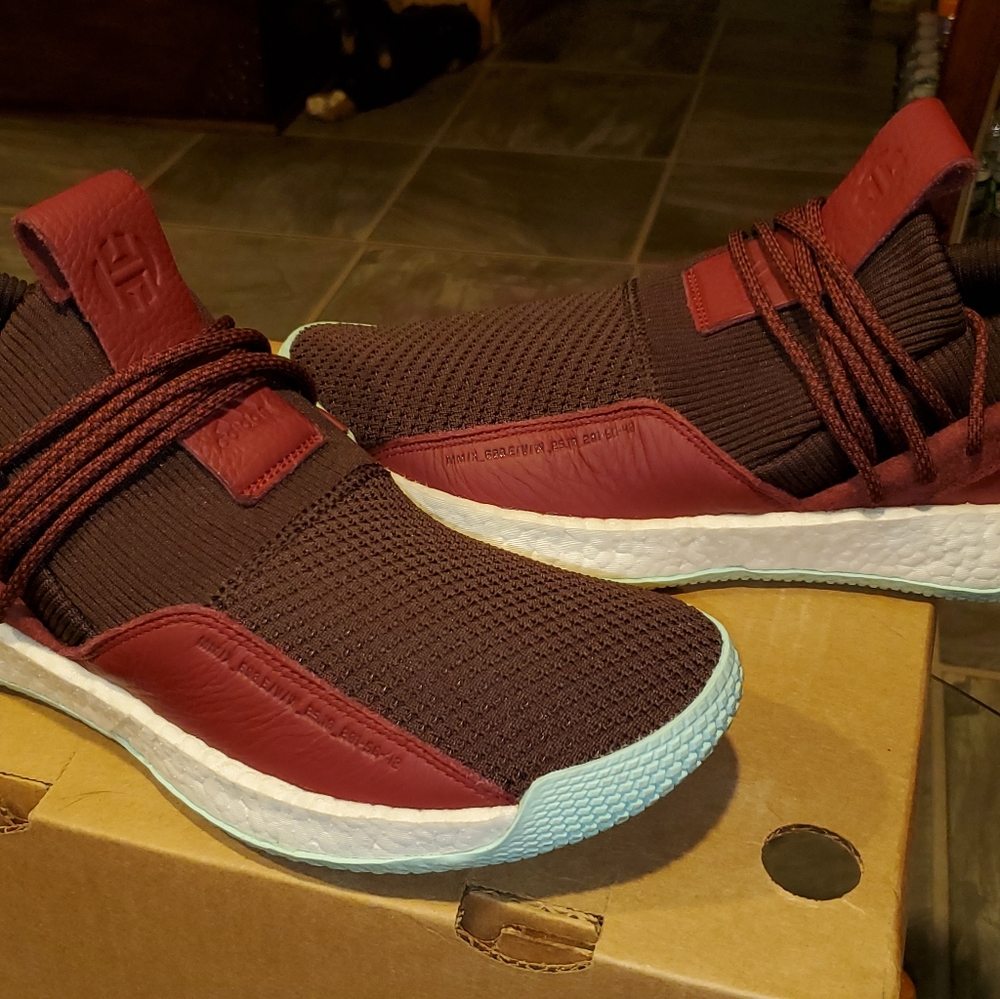 Adidas James Harden Vol. 2 LS Maroon & Mint